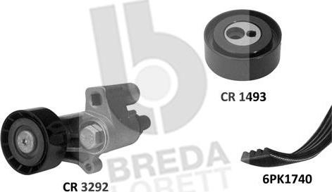 Breda Lorett KCA0017 - Поликлиновий ремінний комплект avtolavka.club