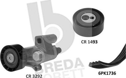 Breda Lorett KCA0035 - Поликлиновий ремінний комплект avtolavka.club