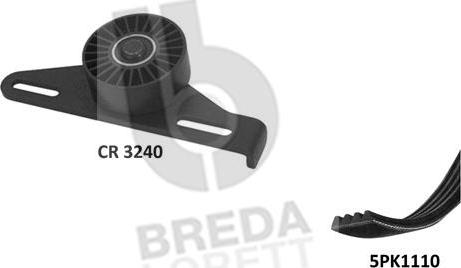 Breda Lorett KCA0025 - Поликлиновий ремінний комплект avtolavka.club