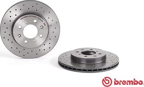 Brembo 09.5509.1X - Гальмівний диск avtolavka.club