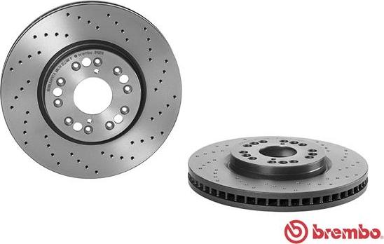 Brembo 09.8402.1X - Гальмівний диск avtolavka.club