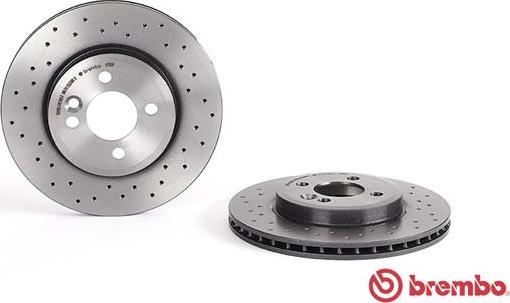 Brembo 09.A761.1X - Гальмівний диск avtolavka.club