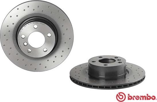 Brembo 09.B569.1X - Гальмівний диск avtolavka.club