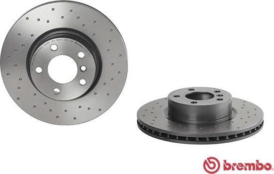 Brembo 09.B570.1X - Гальмівний диск avtolavka.club