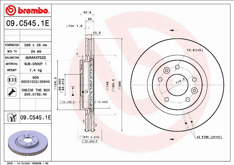 Brembo KT 08 019 - Комплект гальм, дисковий гальмівний механізм avtolavka.club