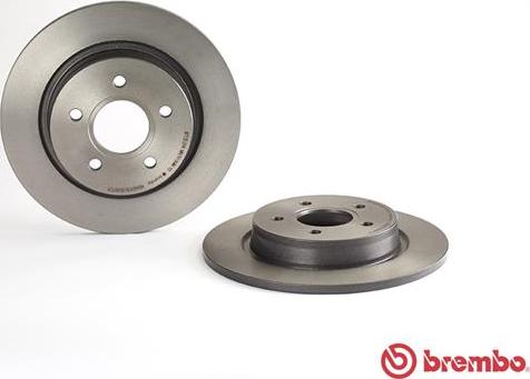 Brembo 08.9975.11 - Гальмівний диск avtolavka.club