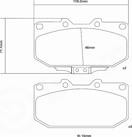 Brembo 07.B314.10 - Комплект високоефективних гальмівних колодок avtolavka.club