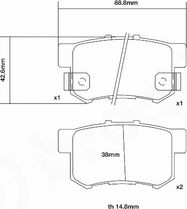 Brembo 07.B315.05 - Комплект високоефективних гальмівних колодок avtolavka.club