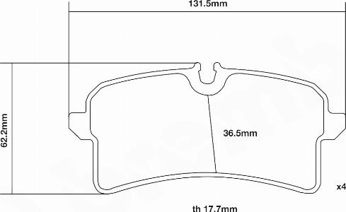 Brembo 07.B315.86 - Комплект високоефективних гальмівних колодок avtolavka.club