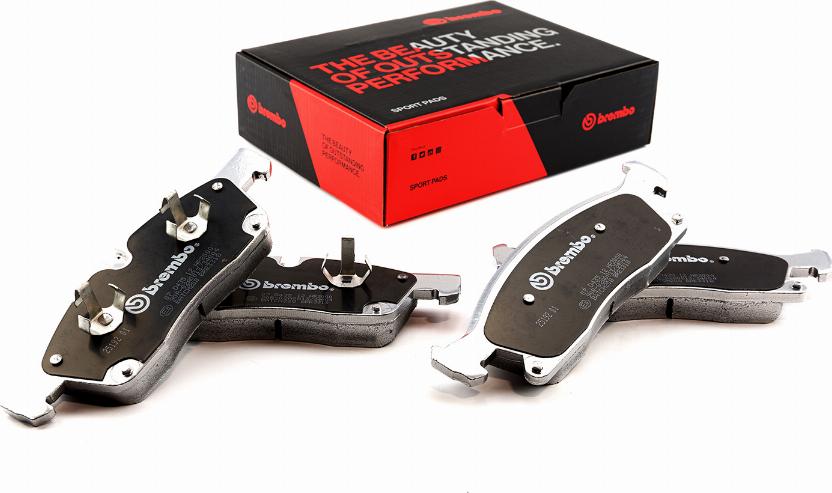 Brembo 07.D435.12 - Комплект високоефективних гальмівних колодок avtolavka.club