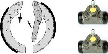 Brembo H 61 030 - Комплект гальм, барабанний механізм avtolavka.club