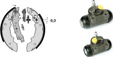 Brembo H 68 013 - Комплект гальм, барабанний механізм avtolavka.club