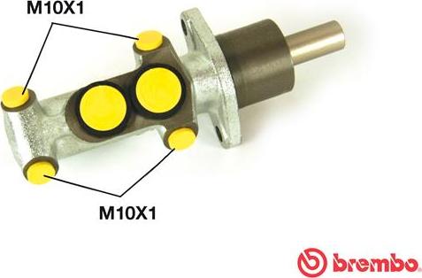 Brembo M 61 111 - Головний гальмівний циліндр avtolavka.club