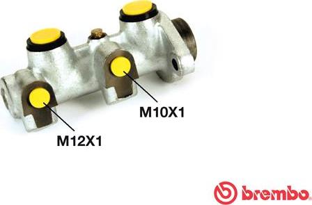 Brembo M 15 012 - Головний гальмівний циліндр avtolavka.club