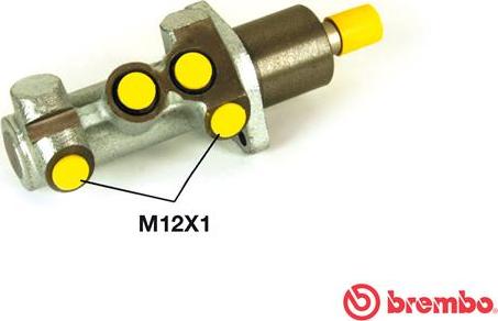 Brembo M 24 039 - Головний гальмівний циліндр avtolavka.club