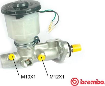 Brembo M 28 014 - Головний гальмівний циліндр avtolavka.club