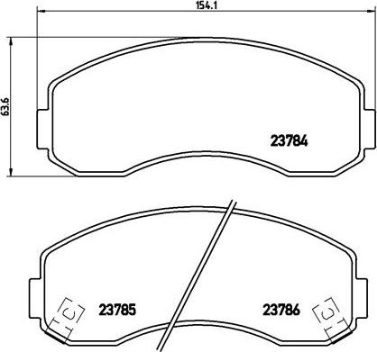 Brembo P 99 003 - Гальмівні колодки, дискові гальма avtolavka.club