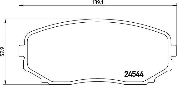 Brembo P 49 040 - Гальмівні колодки, дискові гальма avtolavka.club