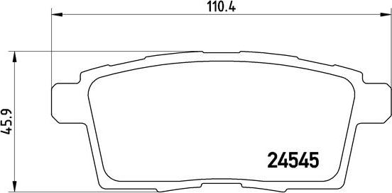 Brembo P 49 041 - Гальмівні колодки, дискові гальма avtolavka.club