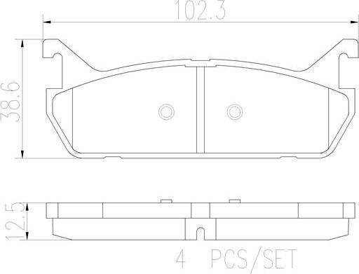 Brembo P49015N - Гальмівні колодки, дискові гальма avtolavka.club