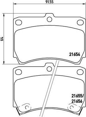 Brembo P 49 016 - Гальмівні колодки, дискові гальма avtolavka.club