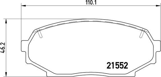 Brembo P 49 017 - Гальмівні колодки, дискові гальма avtolavka.club