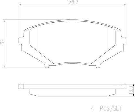 Brembo P49034N - Гальмівні колодки, дискові гальма avtolavka.club