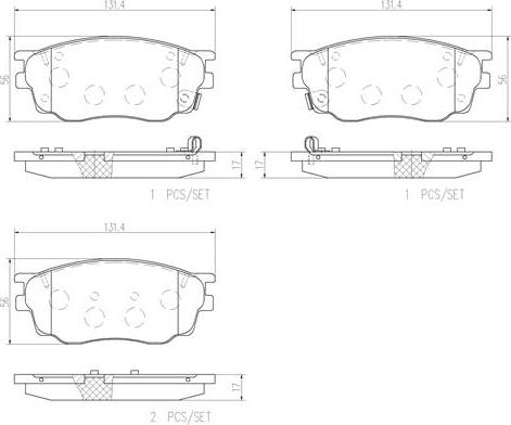 Brembo P49033N - Гальмівні колодки, дискові гальма avtolavka.club