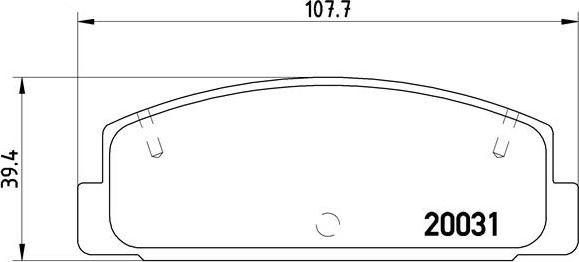 Brembo P 49 037 - Гальмівні колодки, дискові гальма avtolavka.club