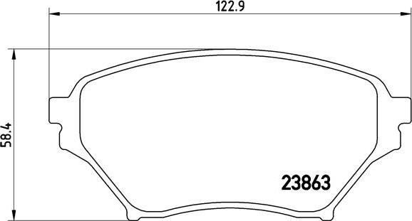 Brembo P 49 029 - Гальмівні колодки, дискові гальма avtolavka.club