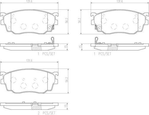 Brembo P49026N - Гальмівні колодки, дискові гальма avtolavka.club