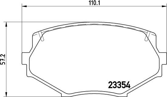 Brembo P 49 020 - Гальмівні колодки, дискові гальма avtolavka.club