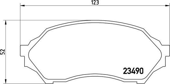 Brembo P 49 027 - Гальмівні колодки, дискові гальма avtolavka.club