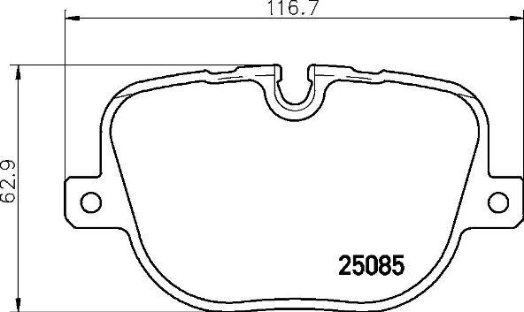 Brembo P 44 025 - Гальмівні колодки, дискові гальма avtolavka.club