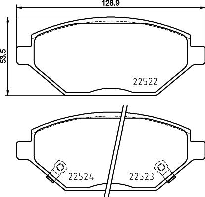 Brembo P 59 093 - Гальмівні колодки, дискові гальма avtolavka.club