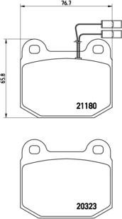 Brembo P 59 003 - Гальмівні колодки, дискові гальма avtolavka.club