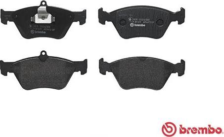 Brembo P 59 019 - Гальмівні колодки, дискові гальма avtolavka.club