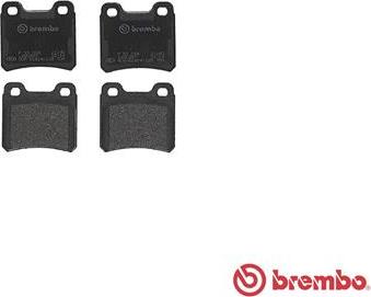 Brembo P 59 018 - Гальмівні колодки, дискові гальма avtolavka.club