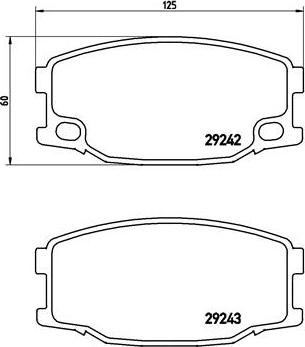 Brembo P54035N - Гальмівні колодки, дискові гальма avtolavka.club