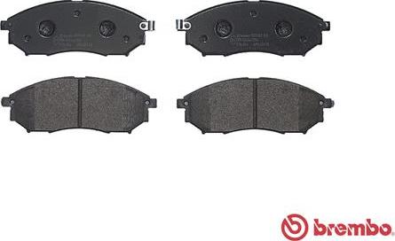 Brembo P 56 094 - Гальмівні колодки, дискові гальма avtolavka.club