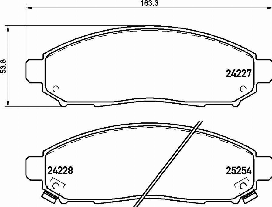 Brembo P 56 096E - Гальмівні колодки, дискові гальма avtolavka.club