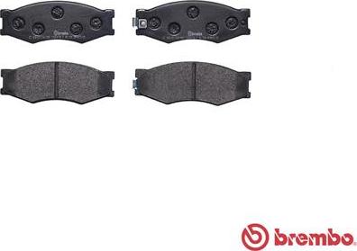 Brembo P 56 056 - Гальмівні колодки, дискові гальма avtolavka.club