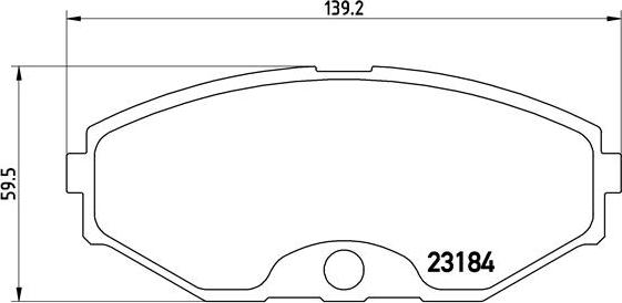 Brembo P 56 052 - Гальмівні колодки, дискові гальма avtolavka.club