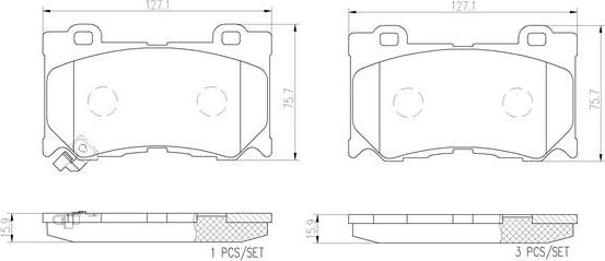 Brembo P56084N - Гальмівні колодки, дискові гальма avtolavka.club