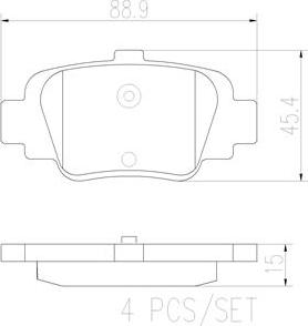 Brembo P56032N - Гальмівні колодки, дискові гальма avtolavka.club