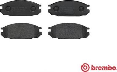 Brembo P 56 020 - Гальмівні колодки, дискові гальма avtolavka.club