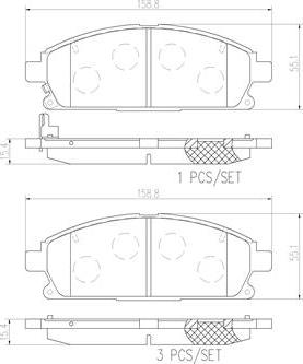 Brembo P56108N - Гальмівні колодки, дискові гальма avtolavka.club