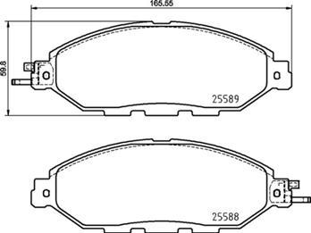 Brembo P 56 107 - Гальмівні колодки, дискові гальма avtolavka.club