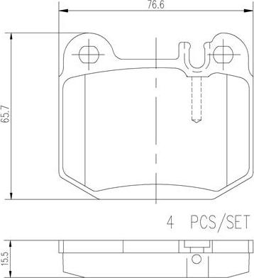 Brembo P50043N - Гальмівні колодки, дискові гальма avtolavka.club