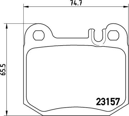 Brembo P 50 043 - Гальмівні колодки, дискові гальма avtolavka.club